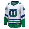 Miehille NHL Carolina Hurricanes Pelipaita Sebastian Aho Whalers Premier 2023-24 Valkoinen